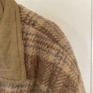 Vintage Inspired Plaid Coat